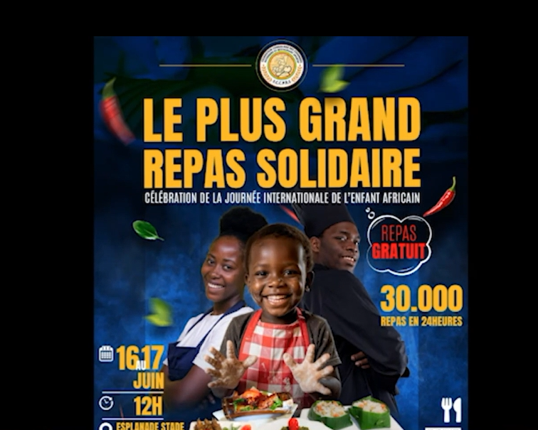 Brazzaville : Un chef cuisinier veut servir 30 000 repas  en 24 heures et entrer au Guiness World Recorders