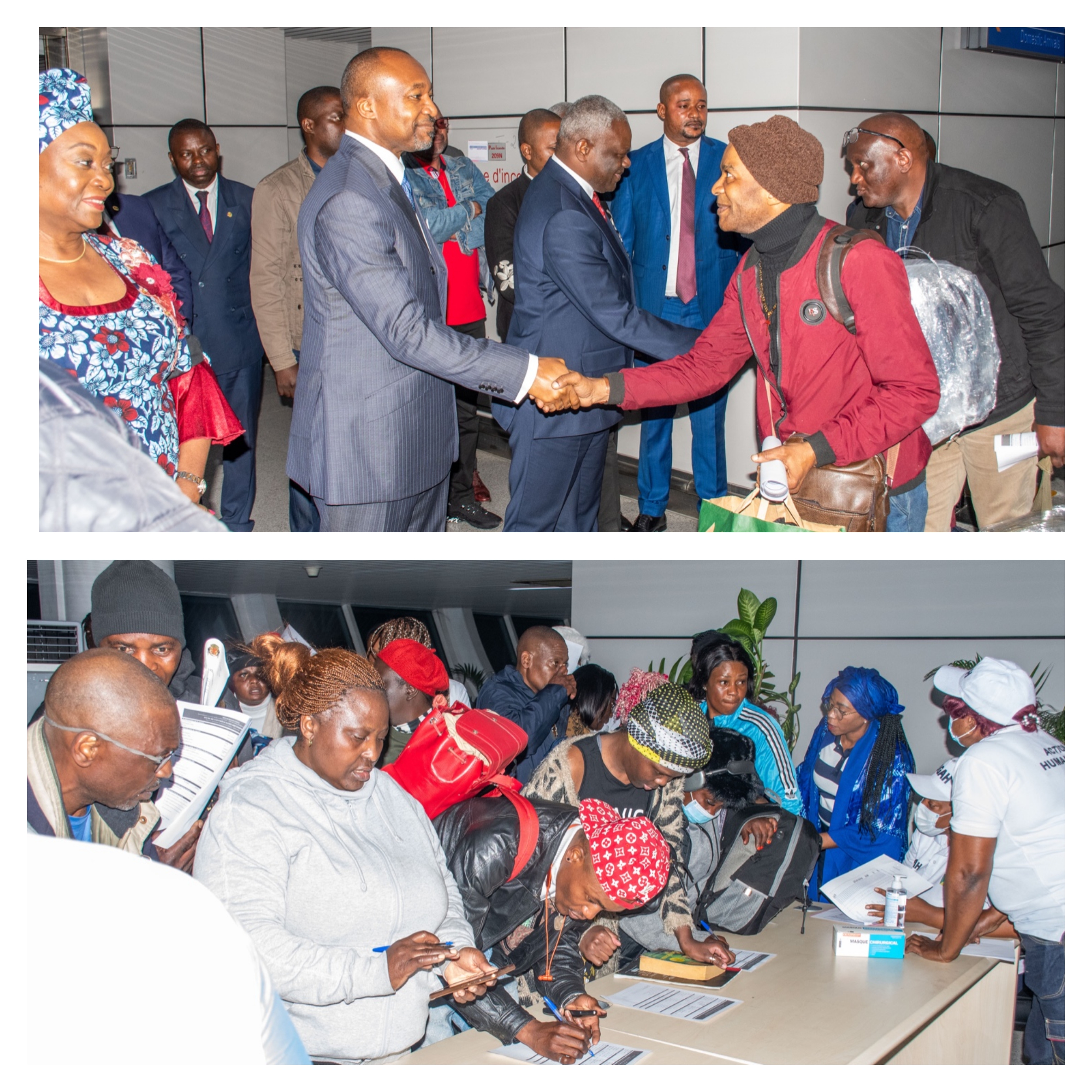 65 Congolais rapatriés de Johannesburg à Brazzaville après des actes de xénophobie en Afrique du Sud