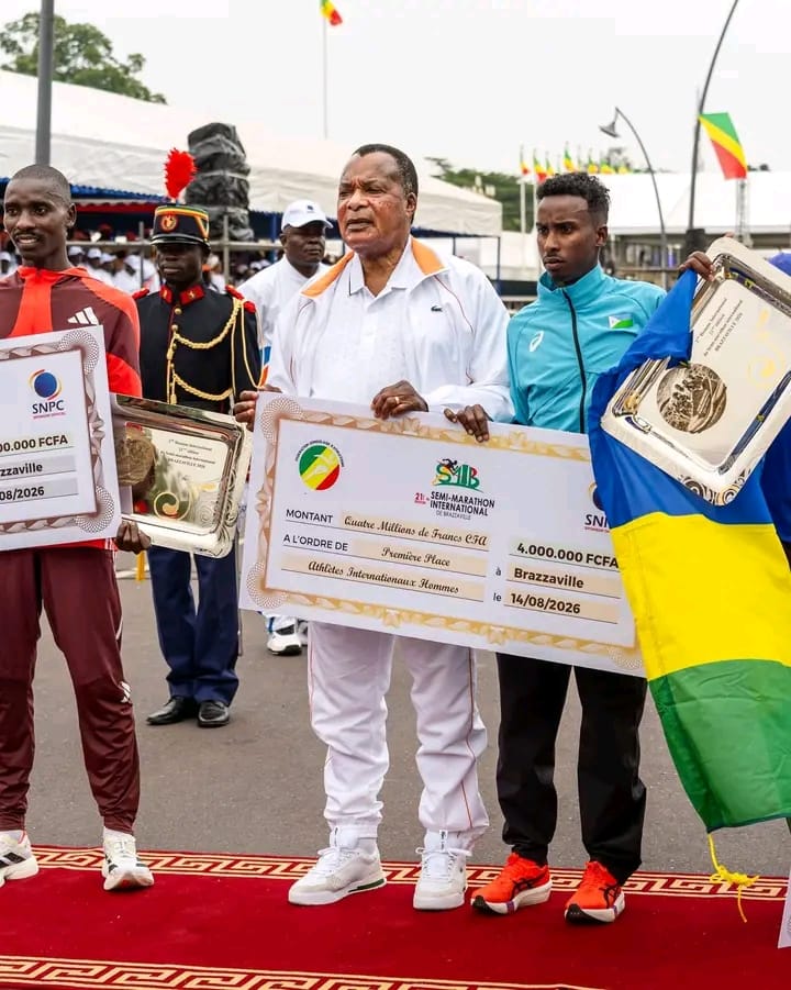 Semi-Marathon International de Brazzaville : la 21ème édition sacre le Djiboutien Houessein Sougueh Aden