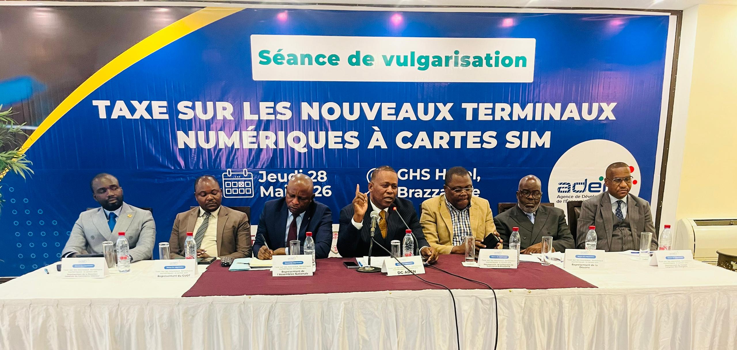La République du Congo instaure une taxe sur les terminaux numériques à carte SIM : l’ADEN sensibilise les acteurs du secteur