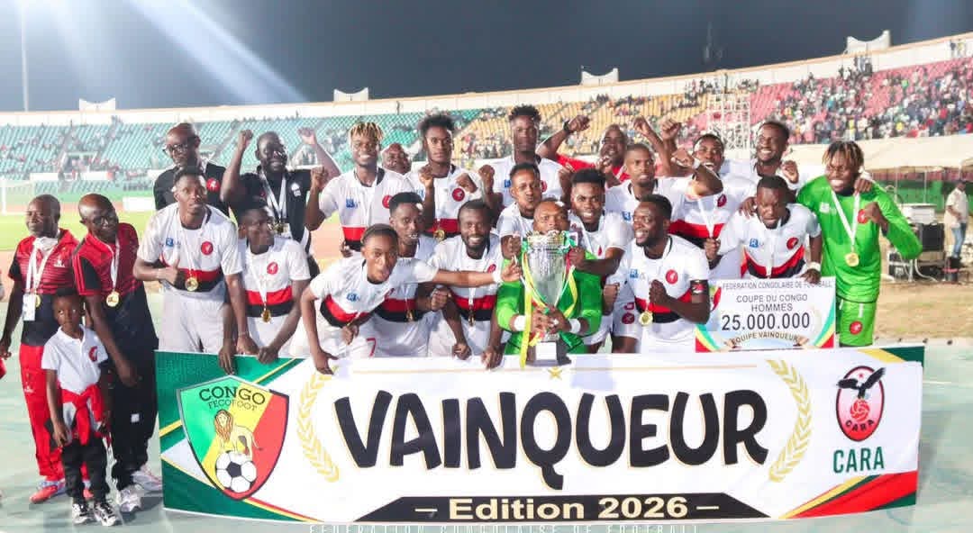 Coupe du Congo 2026 : le CARA et l’AC Colombe couronnés champions !